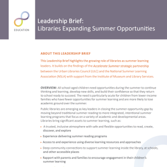 Expanding Summer Opportunities Lb