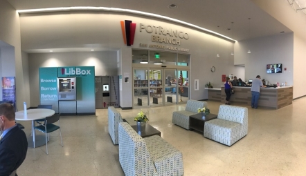 Potranco Library Self-Service Technology at Potranco Branch Library