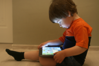 Little Boy On Tablet