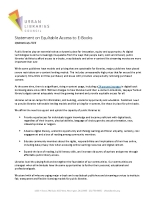 Statement Equitable Access Econtent