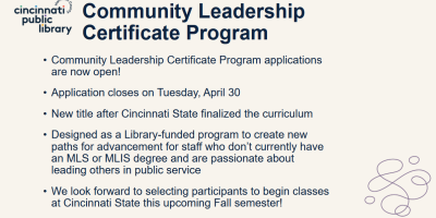 Chpl Community Leadership Certificate Program