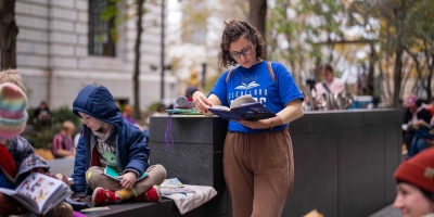 Cleveland Reads Freeze Reading Flash Mob 19