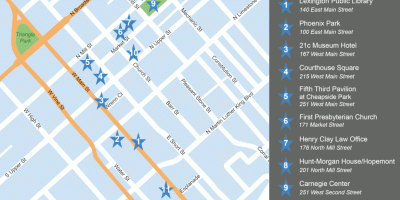 Downtown History Walking Tour Map New
