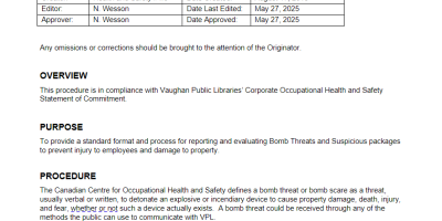 Emergency Procedures