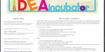 Idea Incubator 1