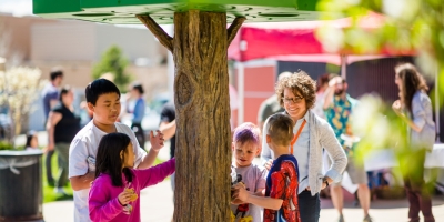 Kids Playing The Singing Tree