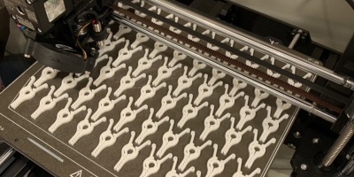 Library 3 D Printer Printing Clips