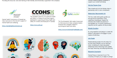 Mental Health And Wellness