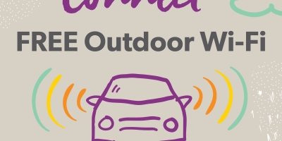 Park And Connect Graphic