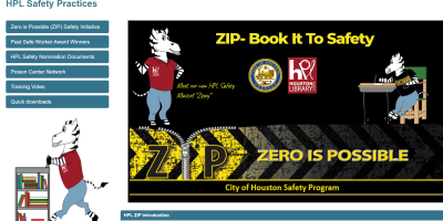 Screenshot Of Intranet Book It To Safety Homepage