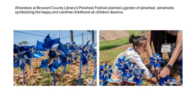The Planting Of Pinwheels At The Festival Represented The Happy And Carefree Childhood All Children Deserve