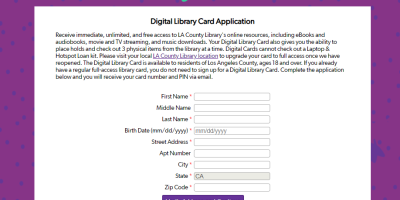 Ulc Digital Library Card App Screenshot