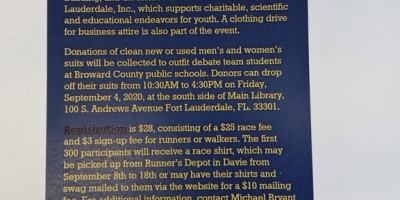 Virtual 5K Suit Run Ad