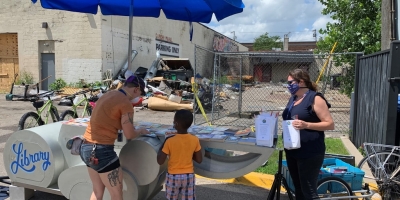 Bike Trailer Near El Library