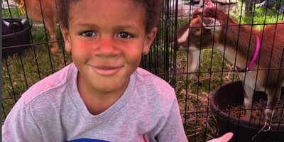 Boy With Goat 2